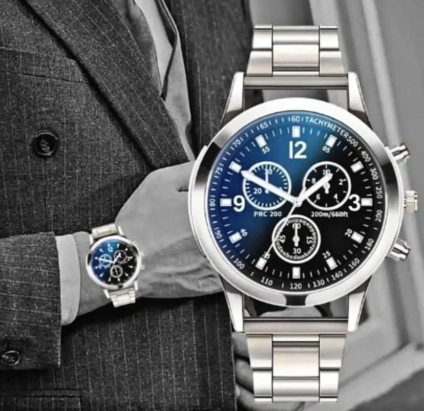 Pack of 2 Fashion Mens Stainless Steel Random