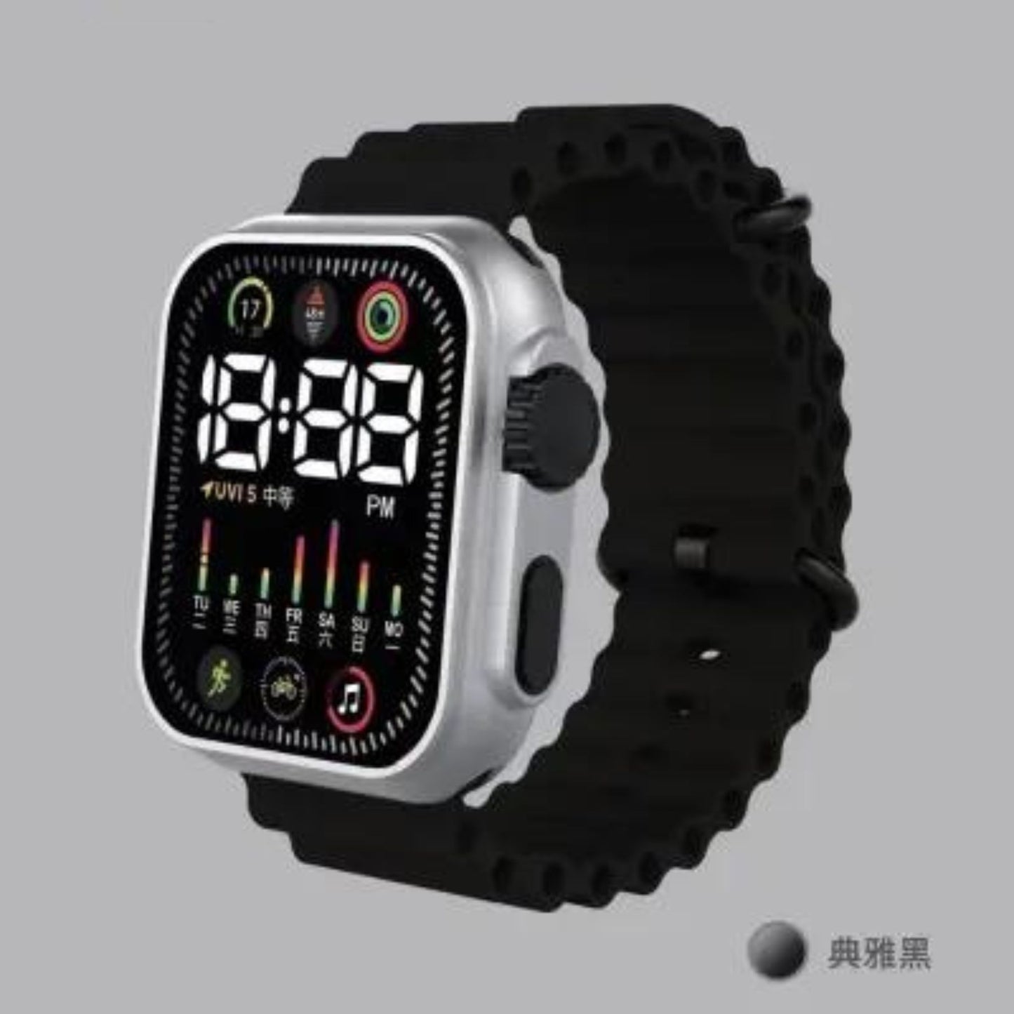 Digital LED Watch for Men Boys| Ultra Big Display Comfortable Straps| T900 Ultra